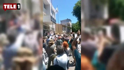 Belediye önünde eylem: Adalılar burada başkan nerede?