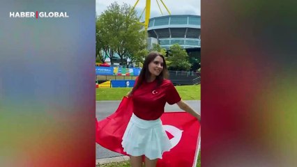 Rus model Svetlana Alekseeva'dan maç öncesi Arda Güler'e destek