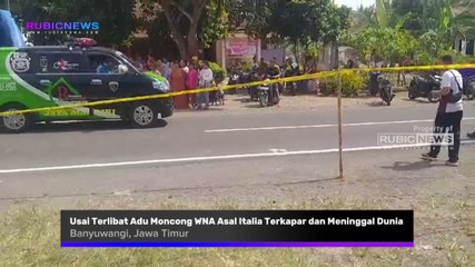 Usai Terlibat Adu Moncong di Purwoharjo Banyuwangi WNA Asal Italia Terkapar di Jalan dan Meninggal Dunia, Seperti Ini Kronologinya