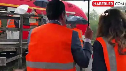 Beylikdüzü ile Sabiha Gökçen'i birbirine bağlayacak HızRay için İmamoğlu Almanya'da test sürüşü yaptı