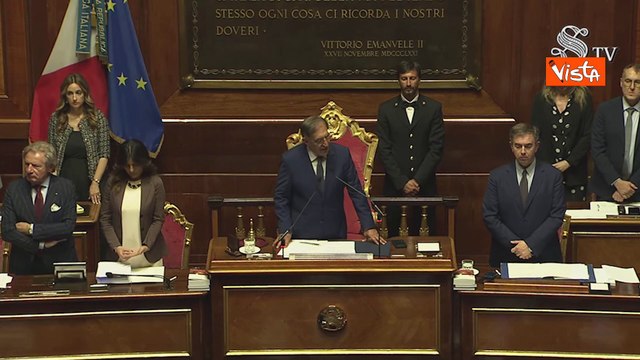 La Russa ricorda Graziano in Aula in Senato: Ci si chiede se potevamo stargli pi? vicino