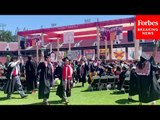 Hundreds Of Stanford University Graduates Walk Out Of Graduation Ceremony To Protest Israel