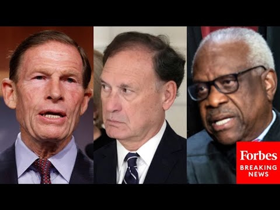 'There Has To Be Court Reform': Richard Blumenthal Assails Alito, Thomas Over Accepting Gifts