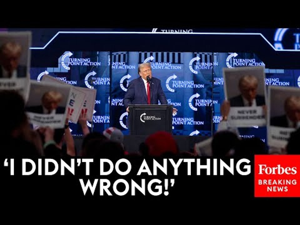 BREAKING NEWS: Trump Rails About Trials, Drops VP Hints At Detroit Conservative Event | Full Speech