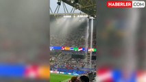 Dortmund'da yağmur dinmiyor! Türkiye-Gürcistan maçı ertelenecek mi?