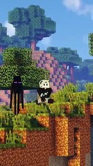 accidentally looked into the eyes of the enderman #shorts #enderman