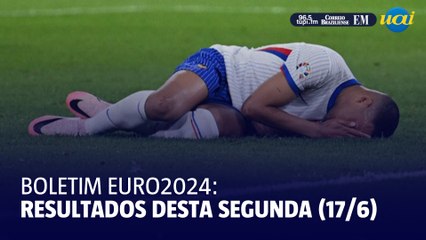 Resultados dos jogos de segunda-feira (17/06) pela Eurocopa