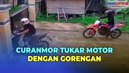 Viral Kawanan Curanmor Tukar Motor Korban di Depok dengan Sebungkus Gorengan