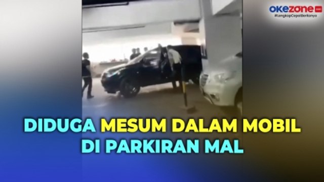 Detik-Detik Sekuriti Mal Terlibat Kejar-Kejaran dengan Mobil Berisi Sejoli yang Diduga Berbuat Mesum