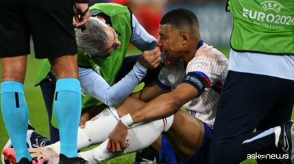 Mbapp? col naso rotto,  la Francia agli Europei teme per il capitano