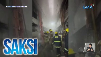 Residential building sa Sampaloc, Maynila, nasunog | Saksi