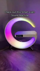 Beautiful lamp with alarm clock