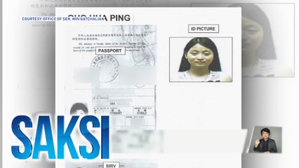 Sen. Win Gatchalian, ipinakita ang ilang dokumentong kaugnay sa umano'y posibleng tunay na pagkakakilanlan ni Mayor Alice Guo | Saksi