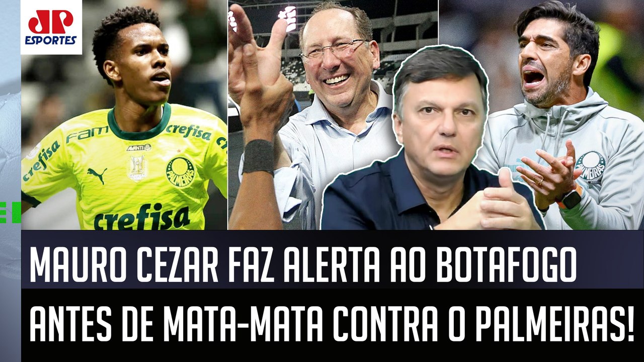 "Isso É BEM PERIGOSO pro Botafogo contra o Palmeiras, gente! O Textor está..." Mauro Cezar ALERTA!