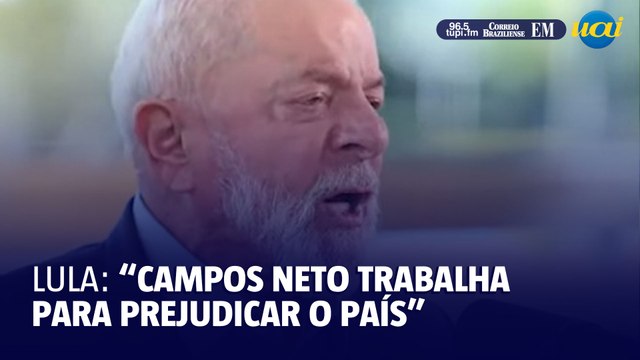 Lula diz que presidente do Banco Central trabalha para 'prejudicar o país'