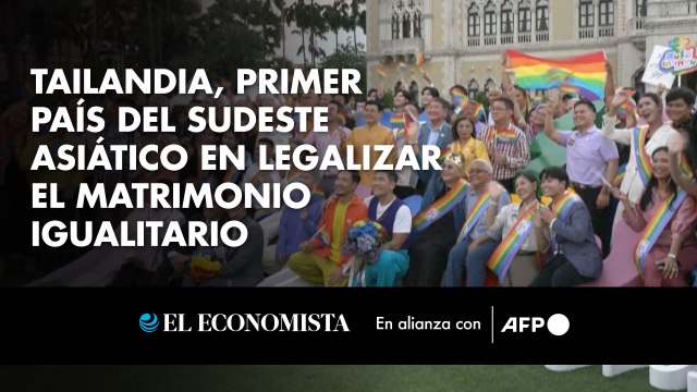 Tailandia, primer país del sudeste asiático en legalizar el matrimonio igualitario