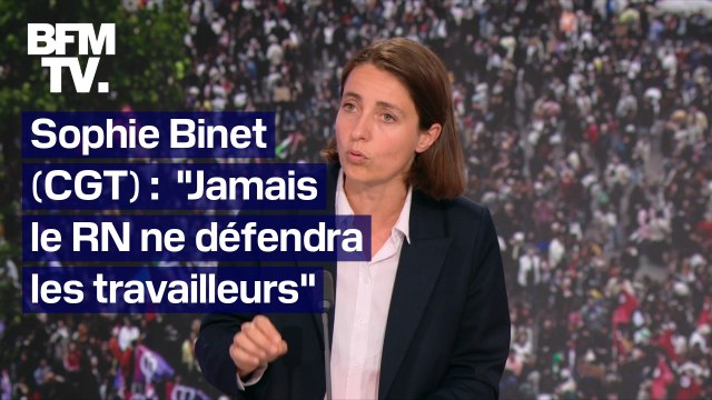 Jamais le RN ne défendra les travailleurs : l'interview de Sophie Binet (CGT) en intégralité