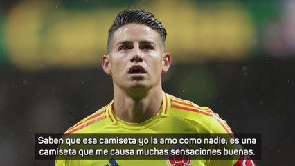 James, 100 partidos con Colombia: "Jugar con esta camiseta es otra cosa"