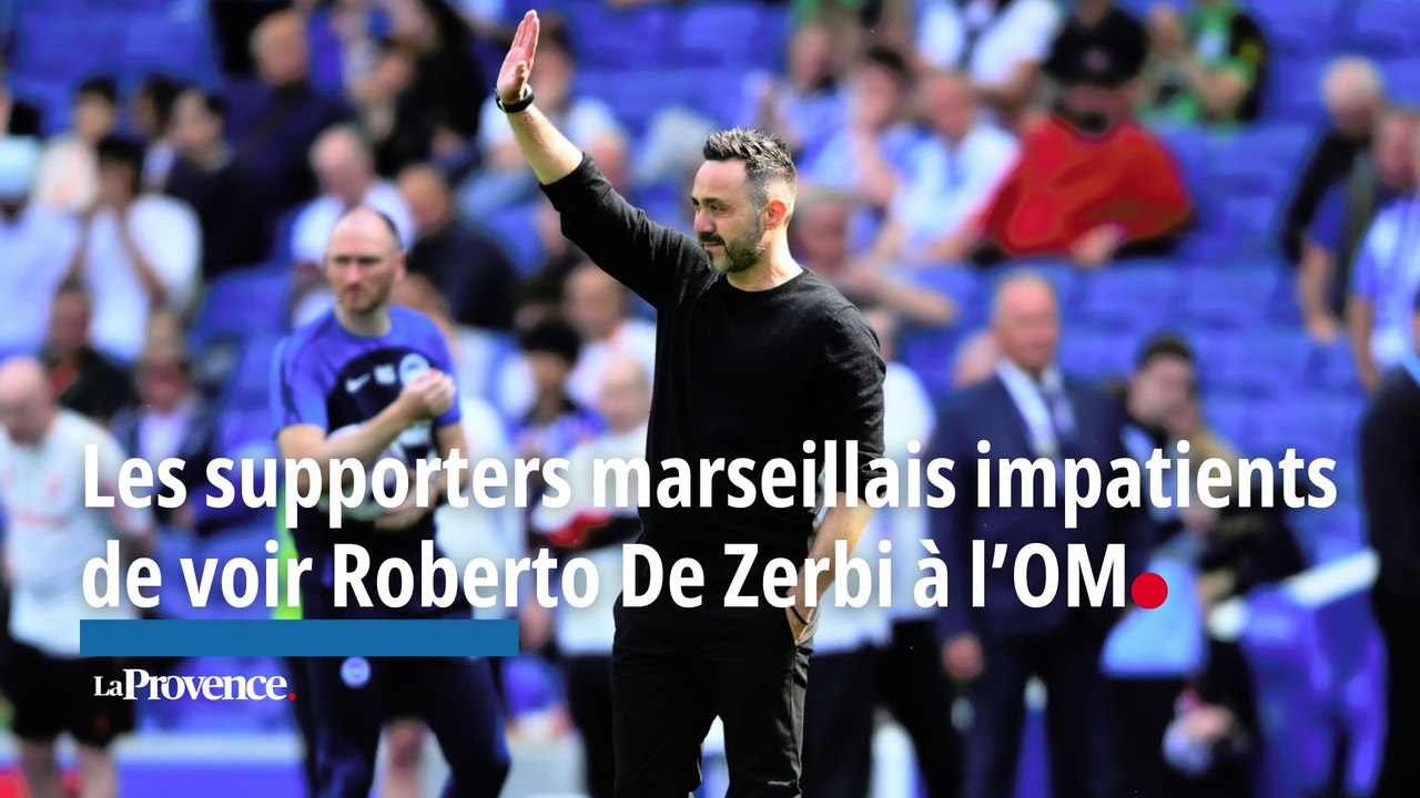 Les supporters marseillais impatients de voir Roberto De Zerbi à l’OM