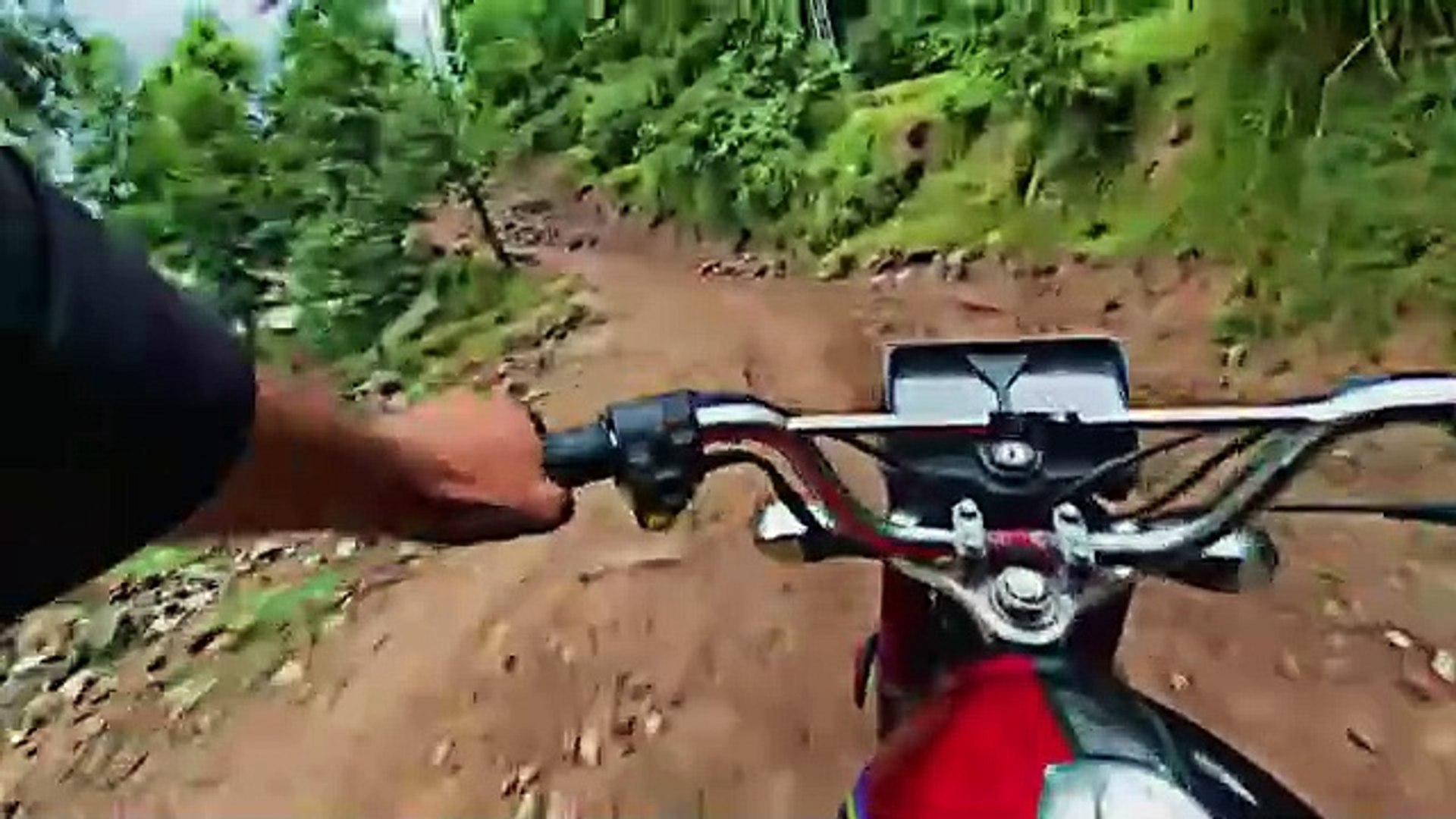 ⁣Bike driving
