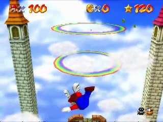 Super Mario 64 - Tower of the Wing Cap 18"45