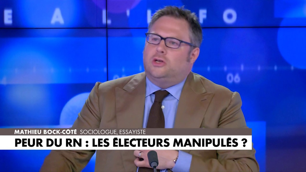 L'édito de Mathieu Bock-Côté (Partie 1) : «Peur du RN : les électeurs manipulés ?»
