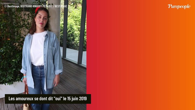 PHOTOS Marie-Ange Casta, mariée sublime en robe empire au bras d'un célèbre humoriste : images inédites d'une journée inoubliable