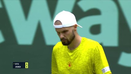 Halle - Zverev s'en sort en trois sets