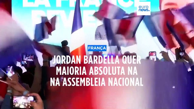 França: extrema-direita quer maioria absoluta nas legislativas antecipadas