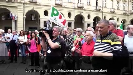 Torino, il campo largo torna alla manifestazione Salviamo la Costituzione