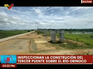 Bolívar | Gobierno Nacional inspecciona la construcción del tercer puente sobre el río Orinoco