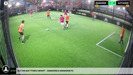 But de Matthieu HENOT - SIMMONS & SIMMONS FC