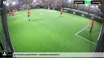 But de Guillaume Poupot - SIMMONS & SIMMONS FC