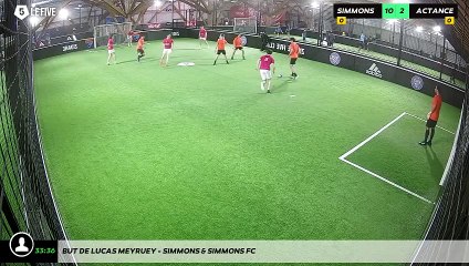 But de Lucas Meyruey - SIMMONS & SIMMONS FC