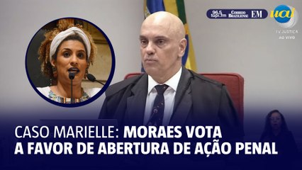 Caso Marielle: Moraes vota a favor de abertura de ação penal contra suspeitos