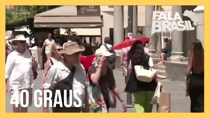 Onda de calor causa mortes em países do Hemisfério Norte