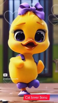 Cute Chick dance|Cute Chick is Dancing|fun to watch it.