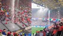 Eurocopa 2024: La lluvia inunda el Signal Iduna Park en Dortmund previo al duelo de Turquía y Georgia