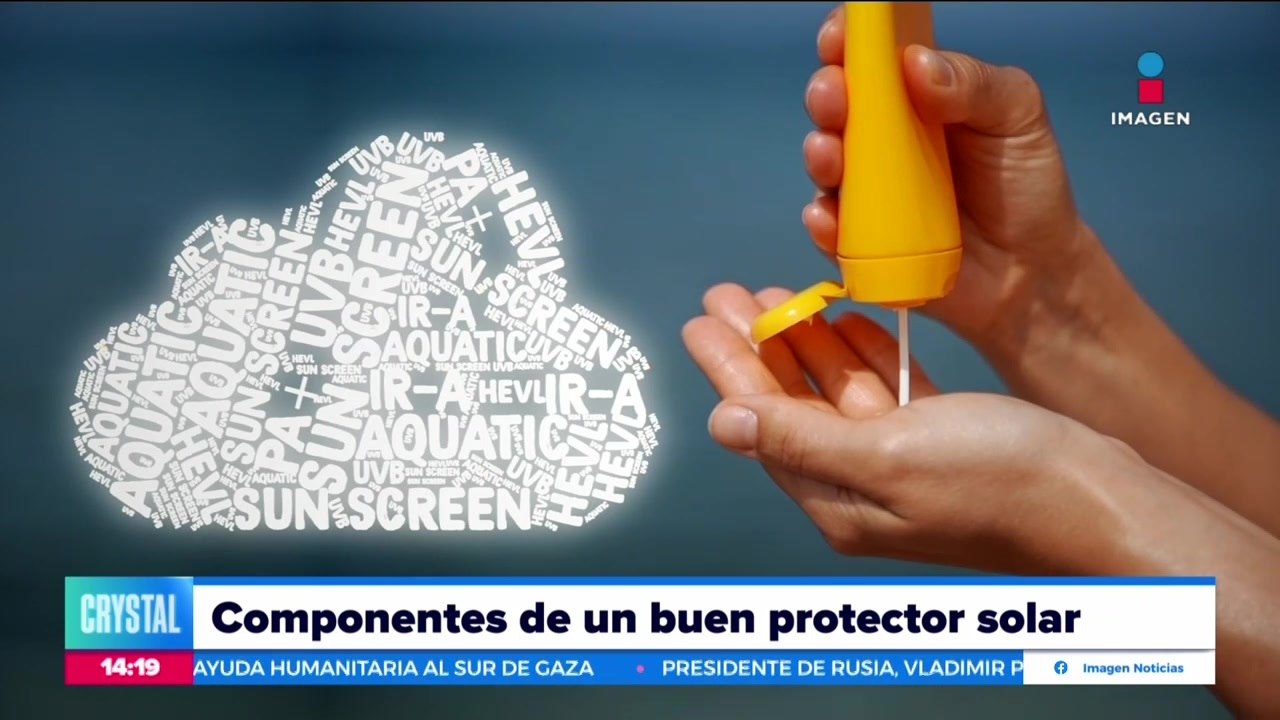 ¿Cuáles son los componentes que debe de tener un protector solar?