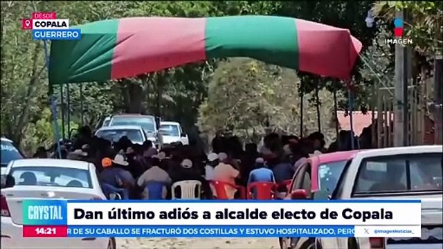 Dan último adiós al alcalde electo de Copala, Salvador Villalba Flores