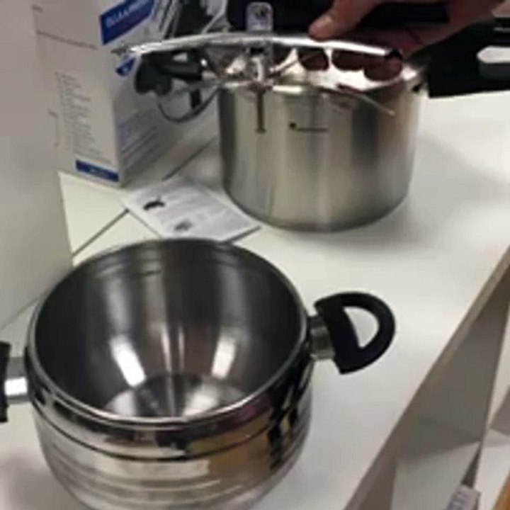 Ertone 9 Liter Schnellkochtopf Edelstahl Induktion