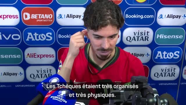 Portugal - Vitinha : Tous les matches de cet Euro sont très intenses