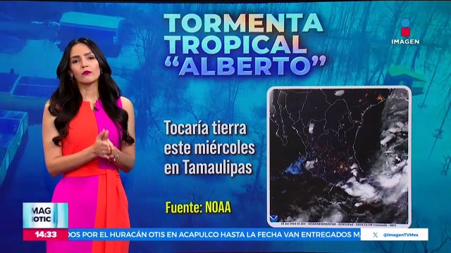La tormenta tropical “Alberto” provocará intensas lluvias