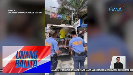 Dalawang suspek sa panloloob ng bahay ng isang pulis, arestado | Unang Balita