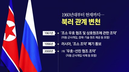 한때 '유사시 군사개입' 조약...그간 북러 관계는 [앵커리포트] / YTN