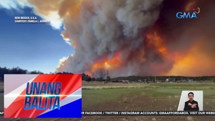 7,000 residente, pinalikas dahil sa pananalasa ng wildfire | Unang Balita