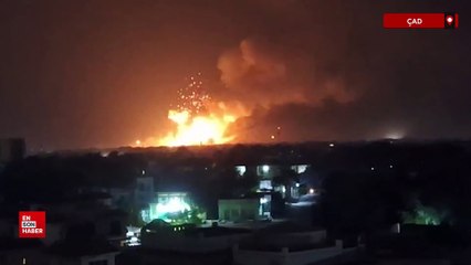 Çad'ın başkenti Encemine'de askeri mühimat deposu patladı