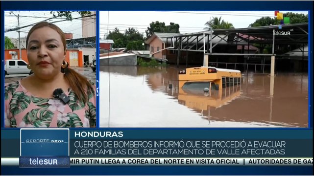 Honduras en alerta roja por fuertes lluvias