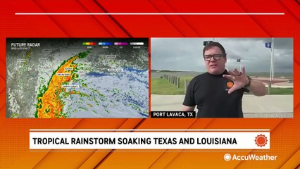 Tropical system bearing down on southeast Texas