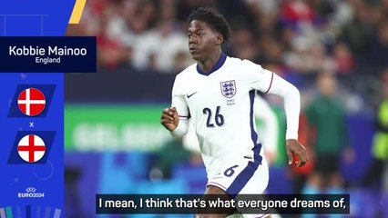 Mainoo dreaming of England goal ahead of Denmark clash